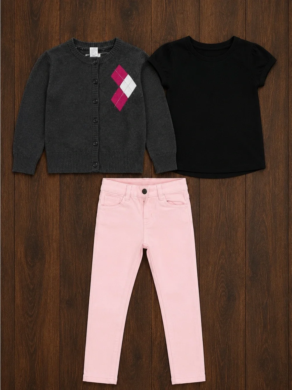 Girls 4T Mixed Clothing Bundle Essentials Tops Leggings Outfit Lot